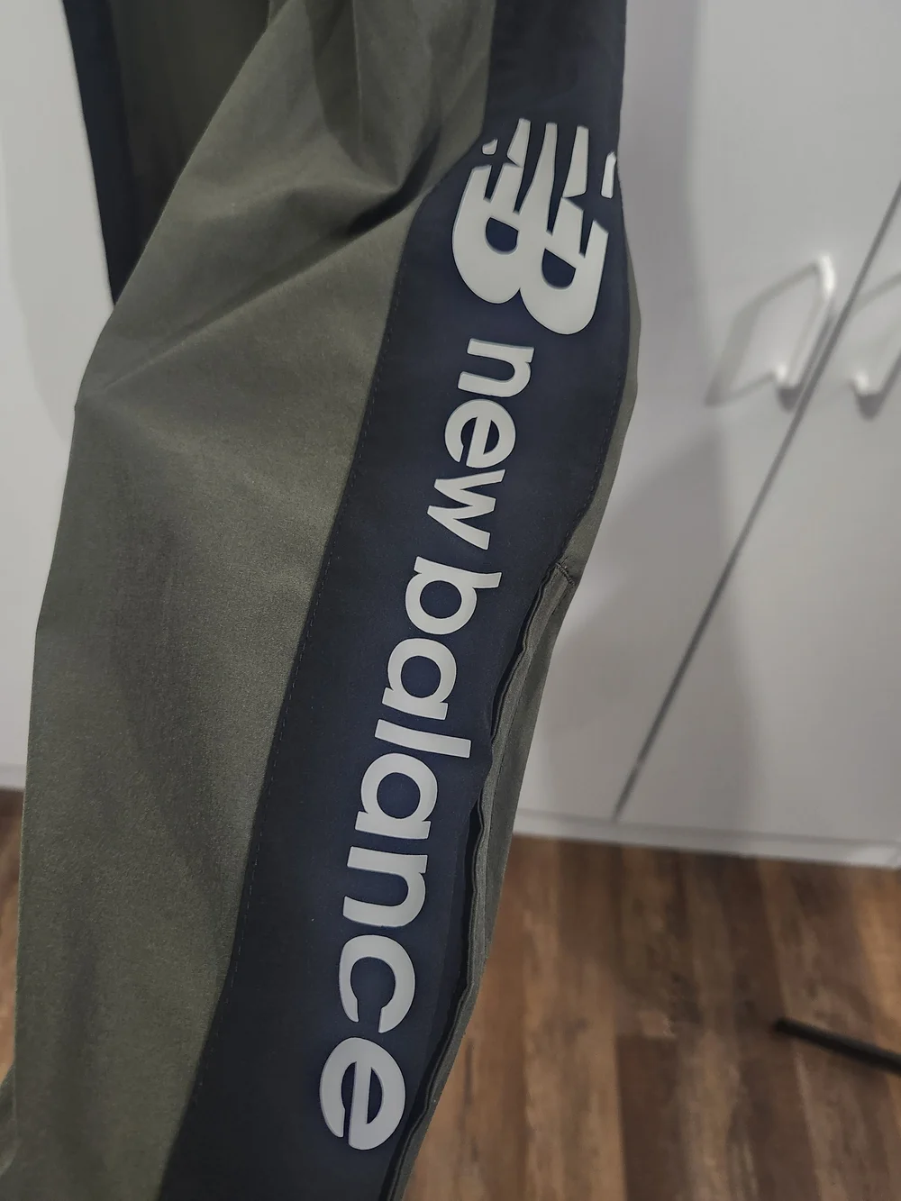 New Balance Olive Green & Black Track Joggers